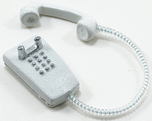 Dollhouse Miniature Modern Wall Phone